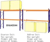 BN640034産業パレットは2インチの調節可能なビームに棚に置く頑丈な倉庫を悩まします サプライヤー